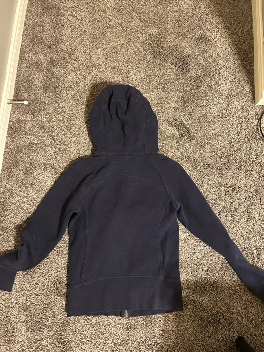 Full length full zip navy blue size four! - Picture 3 of 3